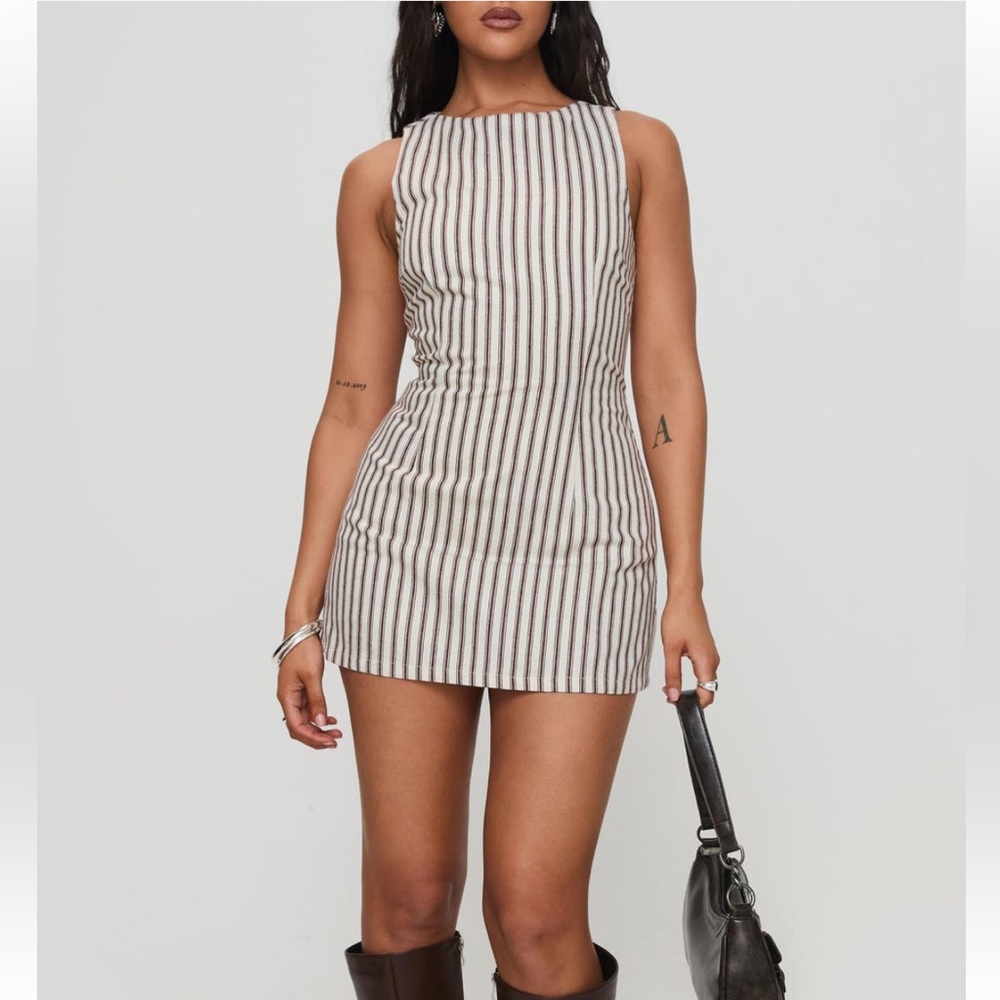 PRINCESS POLLY Yumiko Striped Romper